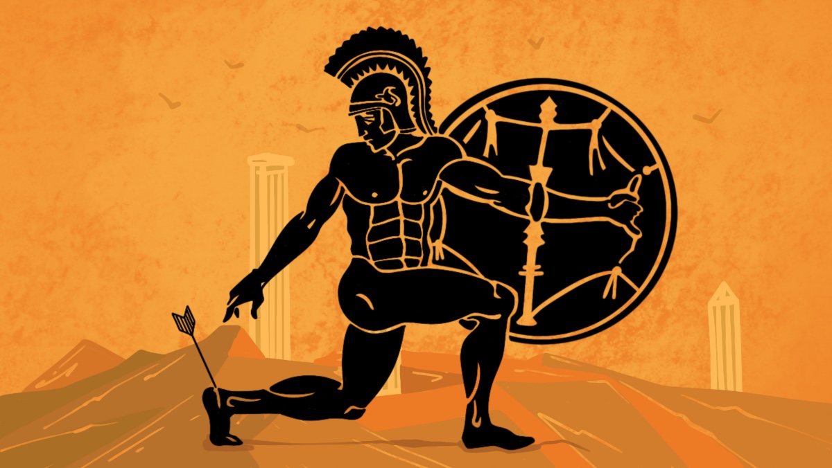 Achilles heel art - 🧡 Portal dos Mitos: Aquiles.